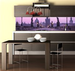 Fototapeta do kuchyně fólie 260 x 60, 65732979 - Karlov Bridge - Karlov most