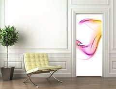 Samolepka na dvee flie 90 x 220  Colored smoke, 90 x 220 cm
