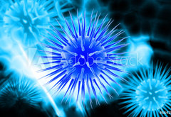 Fototapeta174 x 120  E coli Bacteria, 174 x 120 cm