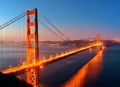 Samolepka flie 100 x 73, 66480543 - Golden Gate Bridge