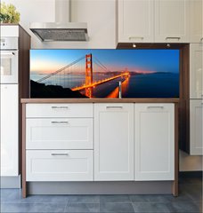 Fototapeta do kuchyn flie 180 x 60, 66480543 - Golden Gate Bridge