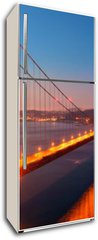 Samolepka na lednici fólie 80 x 200, 66480543 - Golden Gate Bridge