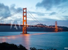 Samolepka flie 100 x 73, 66547787 - Famous Golden Gate Bridge in San Francisco