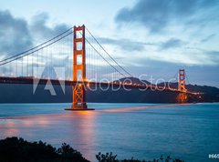 Samolepka flie 270 x 200, 66547787 - Famous Golden Gate Bridge in San Francisco