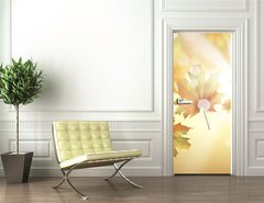 Samolepka na dvee flie 90 x 220, 66663515 - Autumn leaves