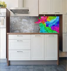 Fototapeta do kuchyn flie 180 x 60  Painting background, 180 x 60 cm
