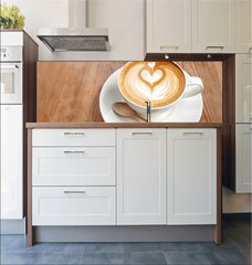 Fototapeta do kuchyn flie 180 x 60, 67261349 - Cup of latte coffee