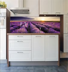 Fototapeta do kuchyn flie 180 x 60  Lavender Sunrise, 180 x 60 cm