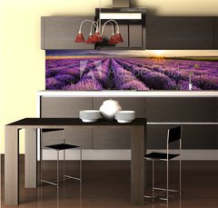 Fototapeta do kuchyn flie 260 x 60  Lavender Sunrise, 260 x 60 cm