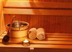 Fototapeta240 x 174  Wellness und Spa in der Sauna, 240 x 174 cm