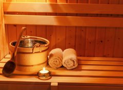 Fototapeta330 x 244  Wellness und Spa in der Sauna, 330 x 244 cm