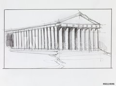 Fototapeta330 x 244  greek parthenon temple, 330 x 244 cm