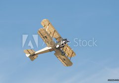 Fototapeta184 x 128  vintage linen covered biplane circa WW1, 184 x 128 cm