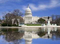 Fototapeta254 x 184  Washington DC, US Capitol building, 254 x 184 cm