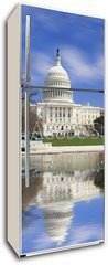 Samolepka na lednici fólie 80 x 200, 6888371 - Washington DC, US Capitol building - Washington DC, budova US Capitol