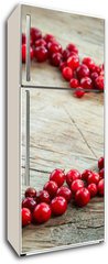 Samolepka na lednici flie 80 x 200  heart shape of fresh berries, 80 x 200 cm