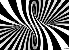 Samolepka flie 100 x 73, 69748661 - Black and white abstract