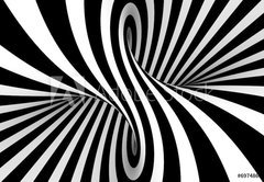 Fototapeta174 x 120  Black and white abstract, 174 x 120 cm