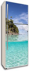 Samolepka na lednici fólie 80 x 200, 69770000 - Tropical Islands and Shallow Water - Tropické ostrovy a mělkou vodu