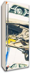 Samolepka na lednici flie 80 x 200, 69826596 - Lifted Car Maintenance - drba zdvienho vozu