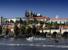 Samolepka flie 270 x 200, 698302 - prague castle - prask hrad