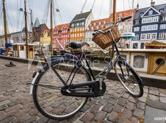 Fototapeta pltno 330 x 244, 69979164 - Classic vintage retro city bicycle in Copenhagen, Denmark
