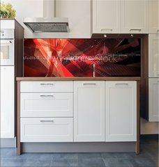 Fototapeta do kuchyn flie 180 x 60  an abstract explosion, 180 x 60 cm