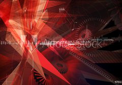 Fototapeta184 x 128  an abstract explosion, 184 x 128 cm