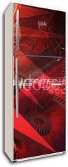 Samolepka na lednici flie 80 x 200  an abstract explosion, 80 x 200 cm