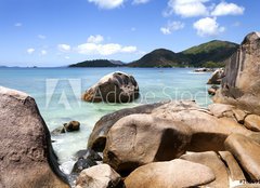 Fototapeta240 x 174  beach in Seychelles islands, 240 x 174 cm
