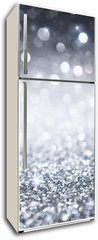 Samolepka na lednici fólie 80 x 200, 70637827 - silver glitter - stříbrné třpytky