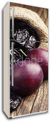Samolepka na lednici fólie 80 x 200, 70640969 - Prunes with plums in small sack - Slivky se švestkami v malém pytli