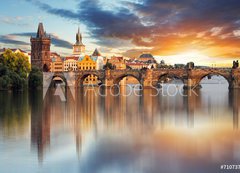 Fototapeta200 x 144  Prague  Charles bridge, Czech Republic, 200 x 144 cm