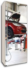 Samolepka na lednici fólie 80 x 200, 71143570 - Reifenwechsel in einer KFZ Werkstatt // Tire change by mechanic - Reifenwechsel in einer KFZ Werkstatt // Změna pneumatik mechanikem