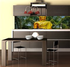 Fototapeta do kuchyně fólie 260 x 60, 71319331 - Buddha statue - Socha Buddhy