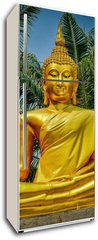 Samolepka na lednici fólie 80 x 200, 71319331 - Buddha statue - Socha Buddhy