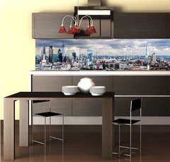 Fototapeta do kuchyn flie 260 x 60  The City of London Panorama, 260 x 60 cm