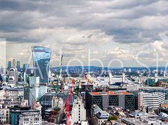Samolepka flie 270 x 200  The City of London Panorama, 270 x 200 cm