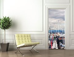 Samolepka na dveře fólie 90 x 220, 71403403 - The City of London Panorama - Panorama Londýna