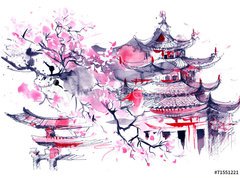 Samolepka flie 270 x 200, 71551221 - Japan - Japonsko