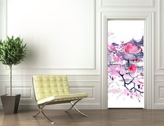 Samolepka na dvee flie 90 x 220  Japan, 90 x 220 cm