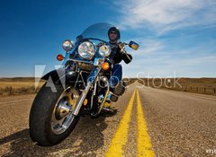 Fototapeta vliesov 100 x 73, 7165780 - Motorcycle riding - Jzda na motocyklu
