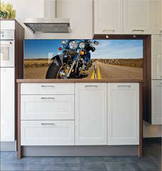 Fototapeta do kuchyn flie 180 x 60  Motorcycle riding, 180 x 60 cm