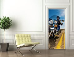 Samolepka na dvee flie 90 x 220, 7165780 - Motorcycle riding