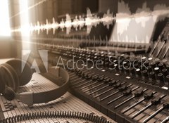 Samolepka flie 100 x 73  Sound Studio, 100 x 73 cm