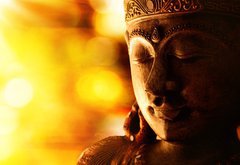 Samolepka flie 145 x 100, 71759271 - bronze buddha statue