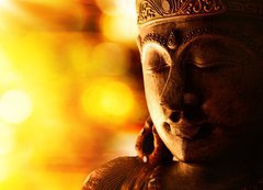 Samolepka flie 200 x 144, 71759271 - bronze buddha statue