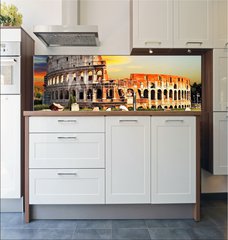 Fototapeta do kuchyn flie 180 x 60  great Colosseum on sunset, Rome, 180 x 60 cm