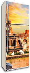 Samolepka na lednici flie 80 x 200  great Colosseum on sunset, Rome, 80 x 200 cm