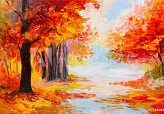 Fototapeta papr 184 x 128, 71850437 - Oil painting landscape